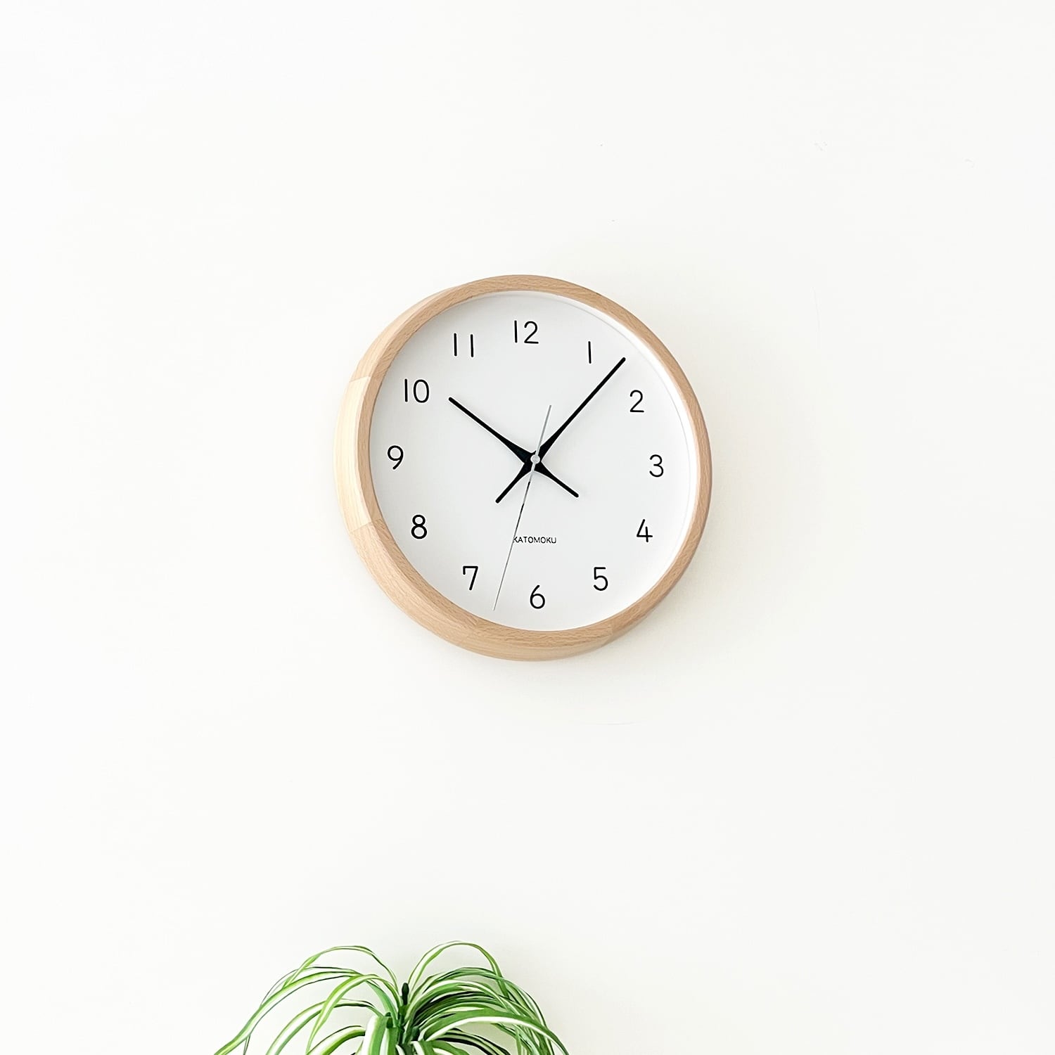 KATOMOKU muku clock 13 ナチュラル km-104NA 掛け時計 | 加藤木工株式