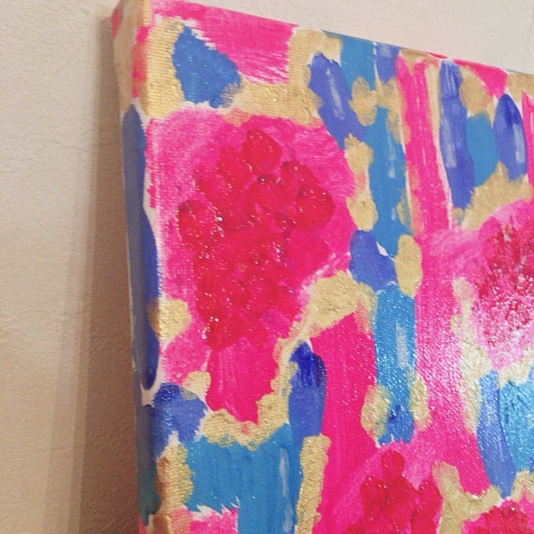 ザクロ 抽象画 | MARONHAPPY