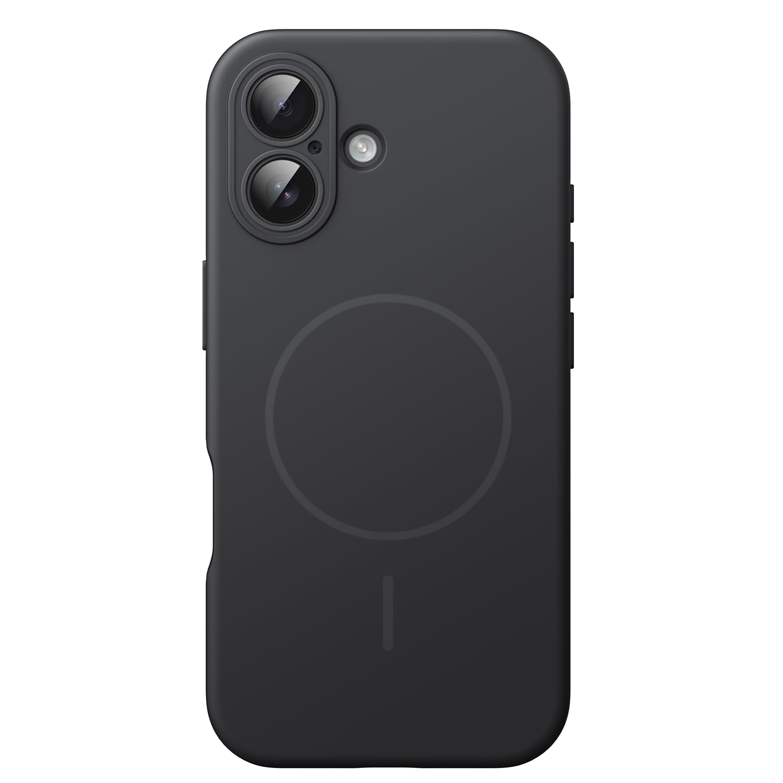 JETech iPhone 17用 マグネットシリコンケース (ブラック)