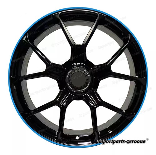 20インチブルーラインフォージドホイールポルシェ 991 911 ターボセンターロック LI-2108