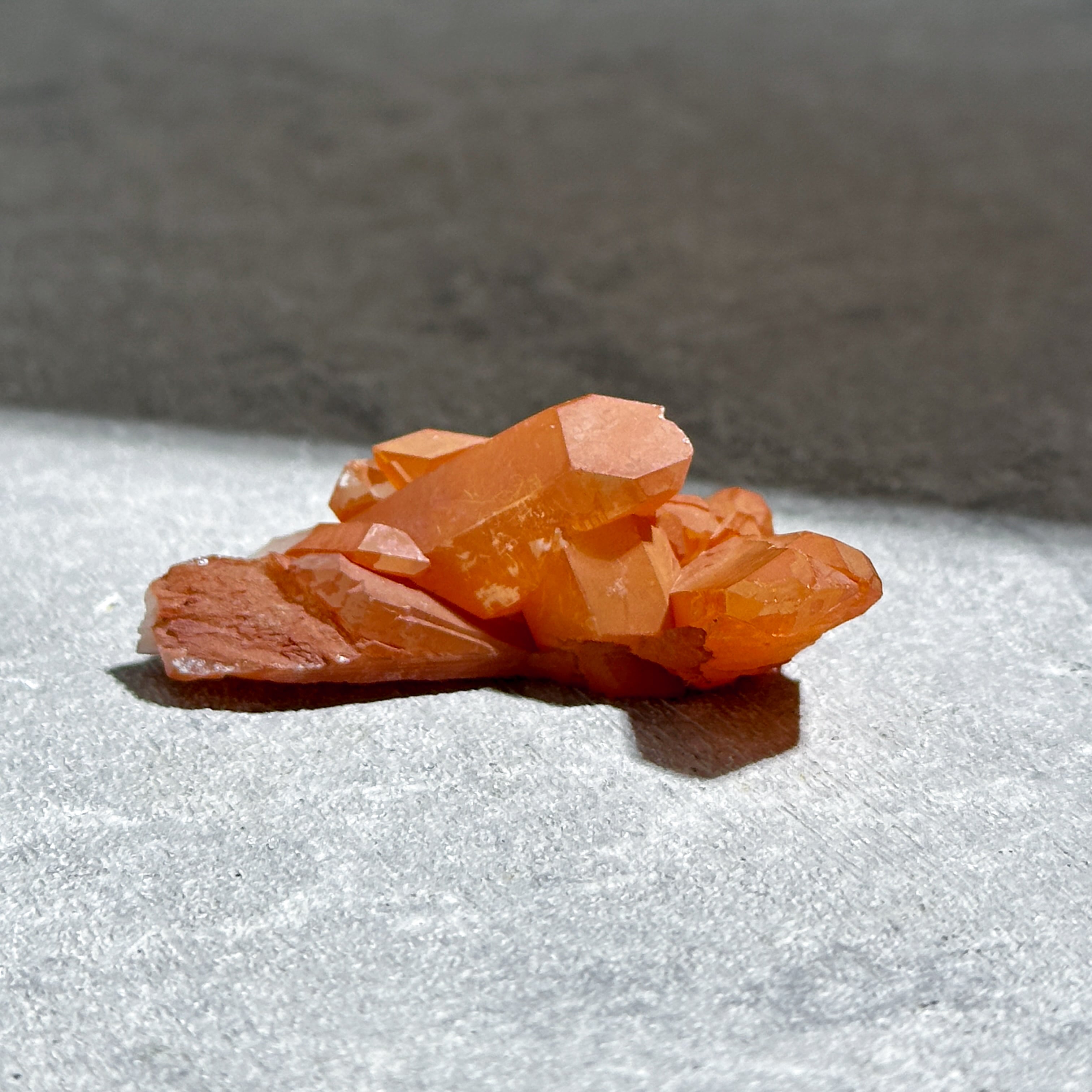 ミナスジェライス産タンジェリンクォーツ クラスター13◇ Tangerine