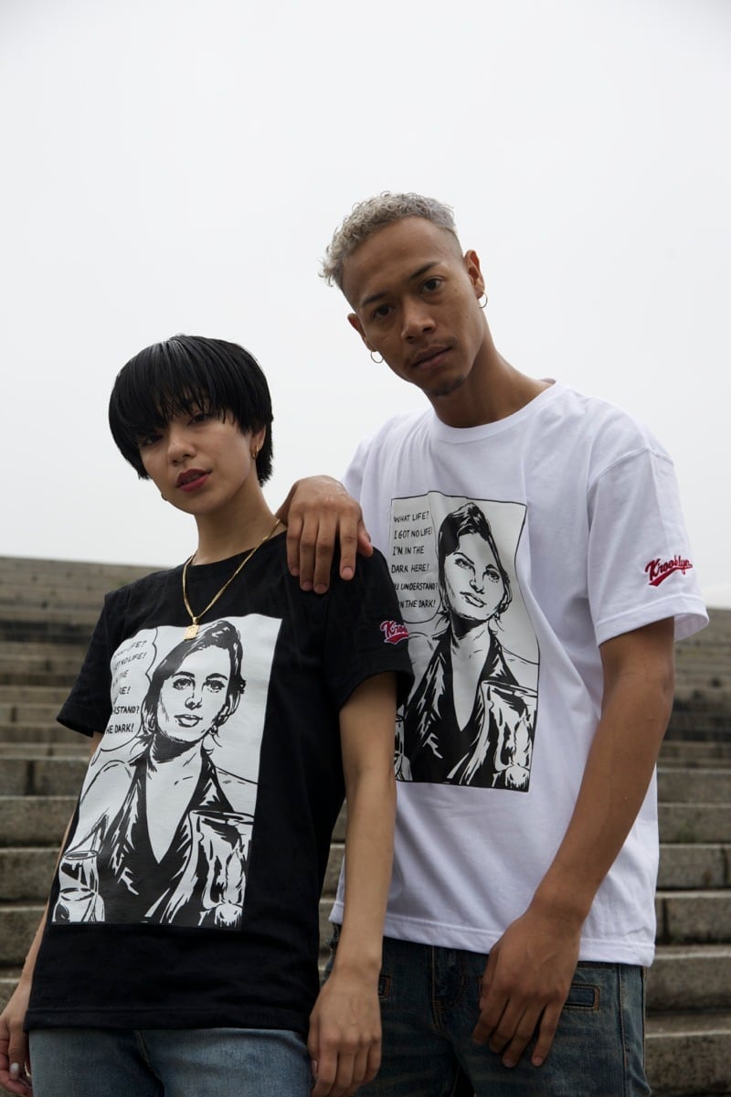 K'rooklyn T-Shirt × 上岡 拓也 Scent of a Woman Model - White | K