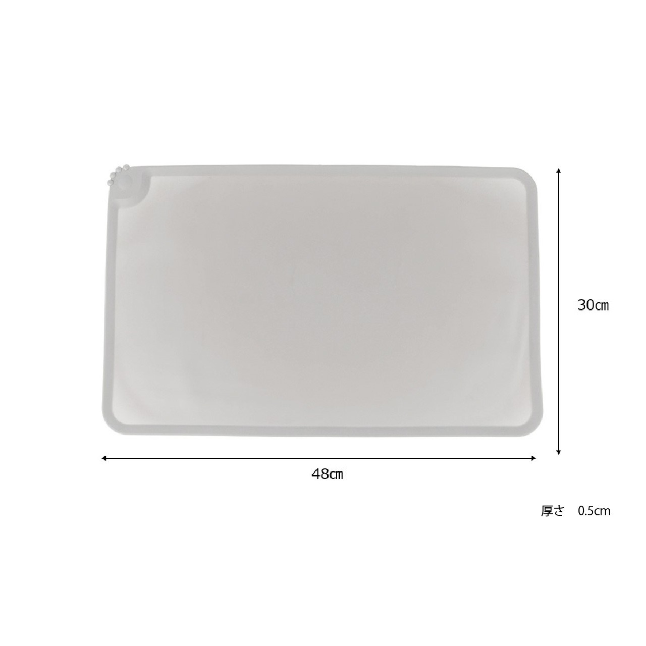 ペット用防水マット（48ｘ30）グレー
