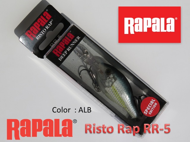 Rapala Risto Rap RR-5 / ラパラ　リストラップ RR-5  ALB  F-L72-03