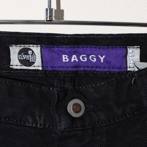 美品 34×32 USA 97年 Baggy Silvertab Levi’s ブラックデニムパンツ リーバイス シルバータブ