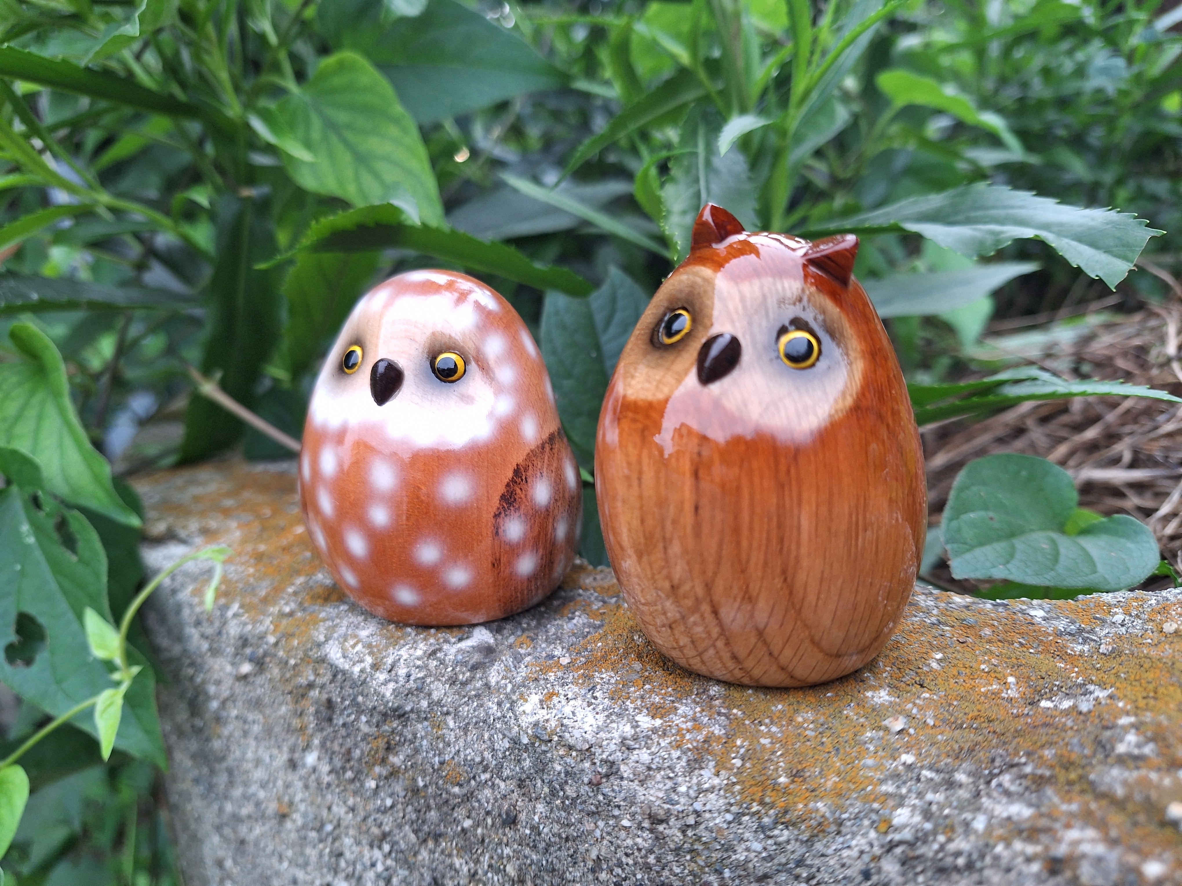 ミミズク Horned owl | 工房西岡 woodcraft animals