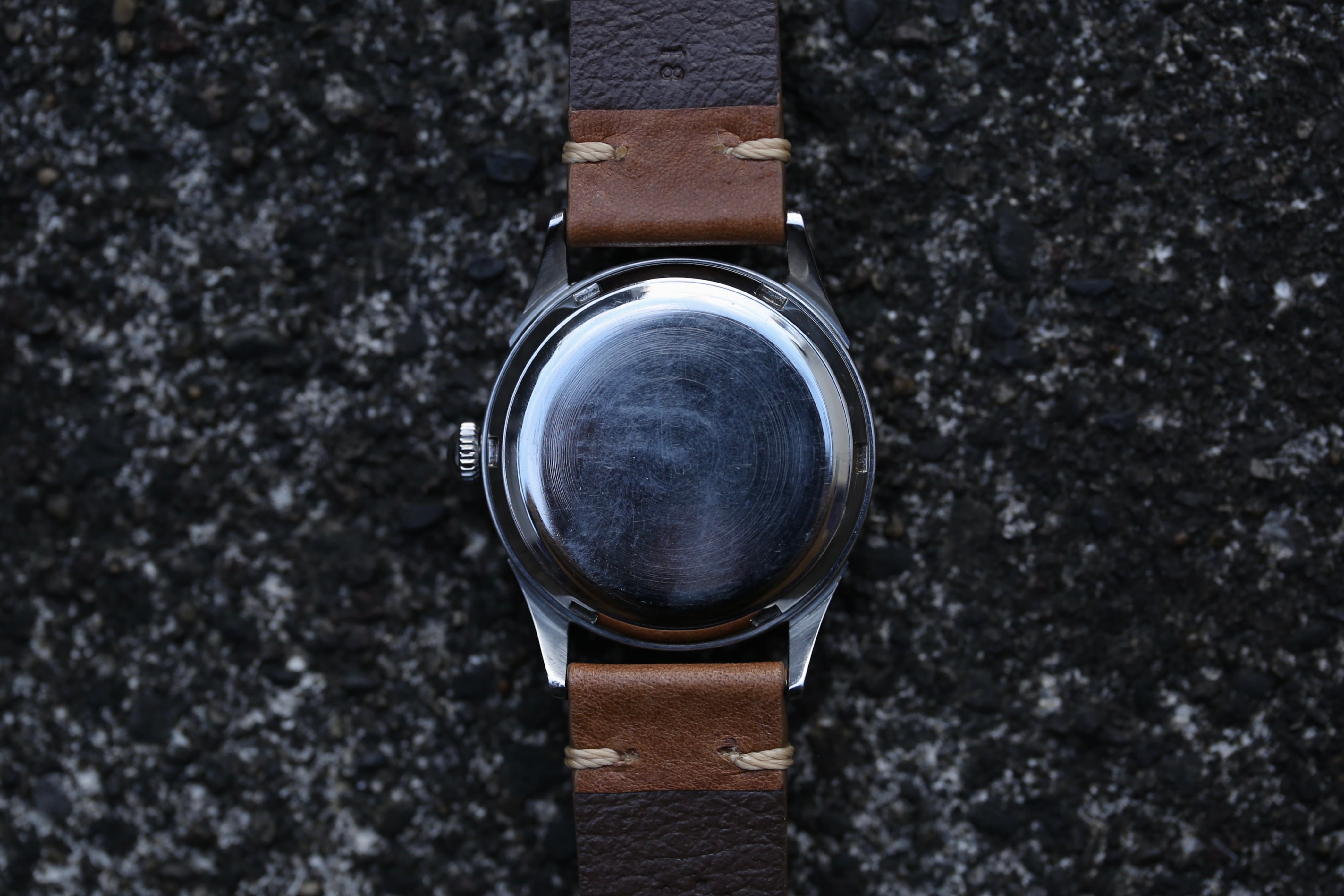 OMEGA】1951年製 オメガ シーマスター フル楔インデックス ブラウン