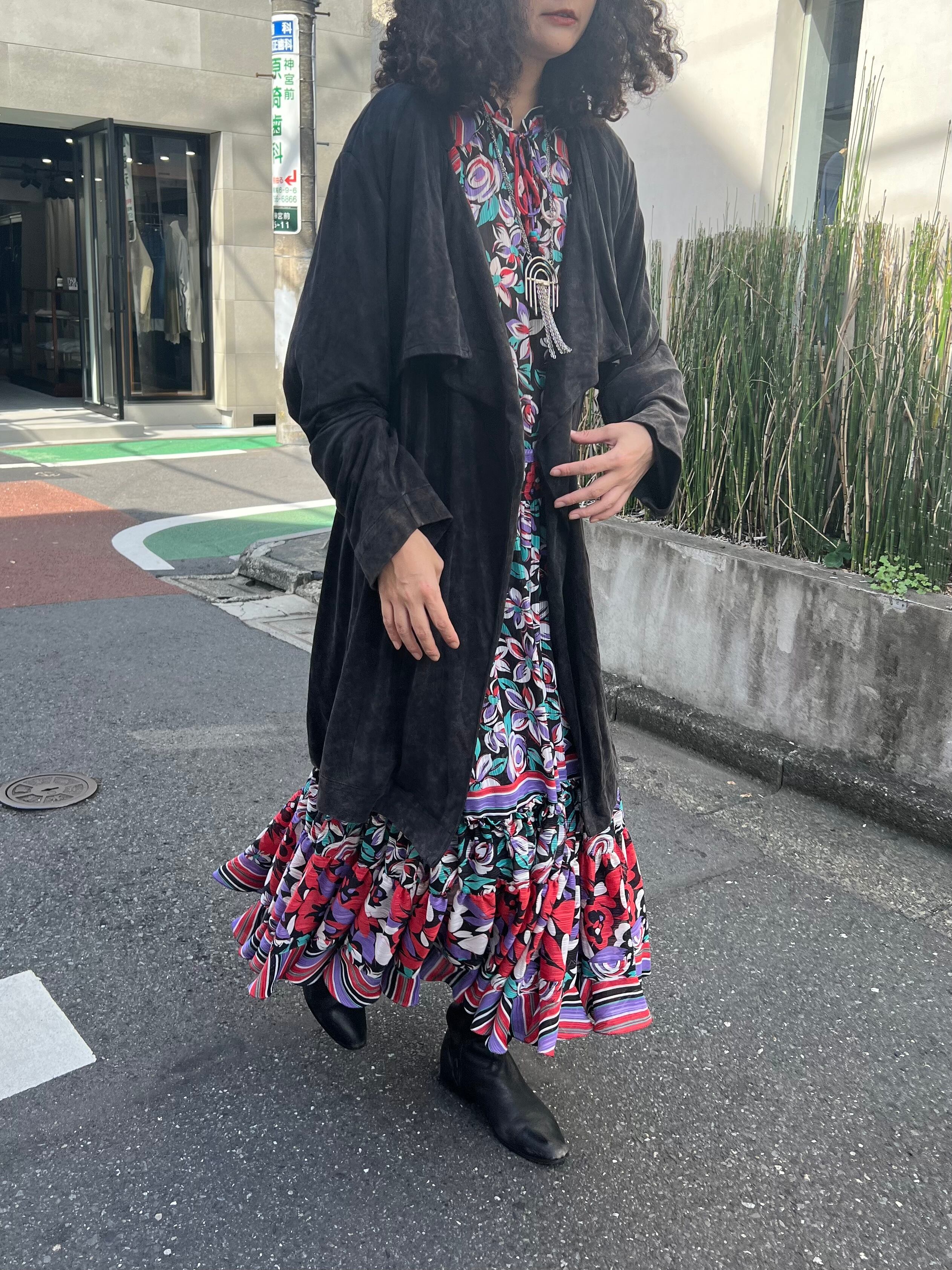 vintage ベロアロングスカート jantiques | angeloawards.com