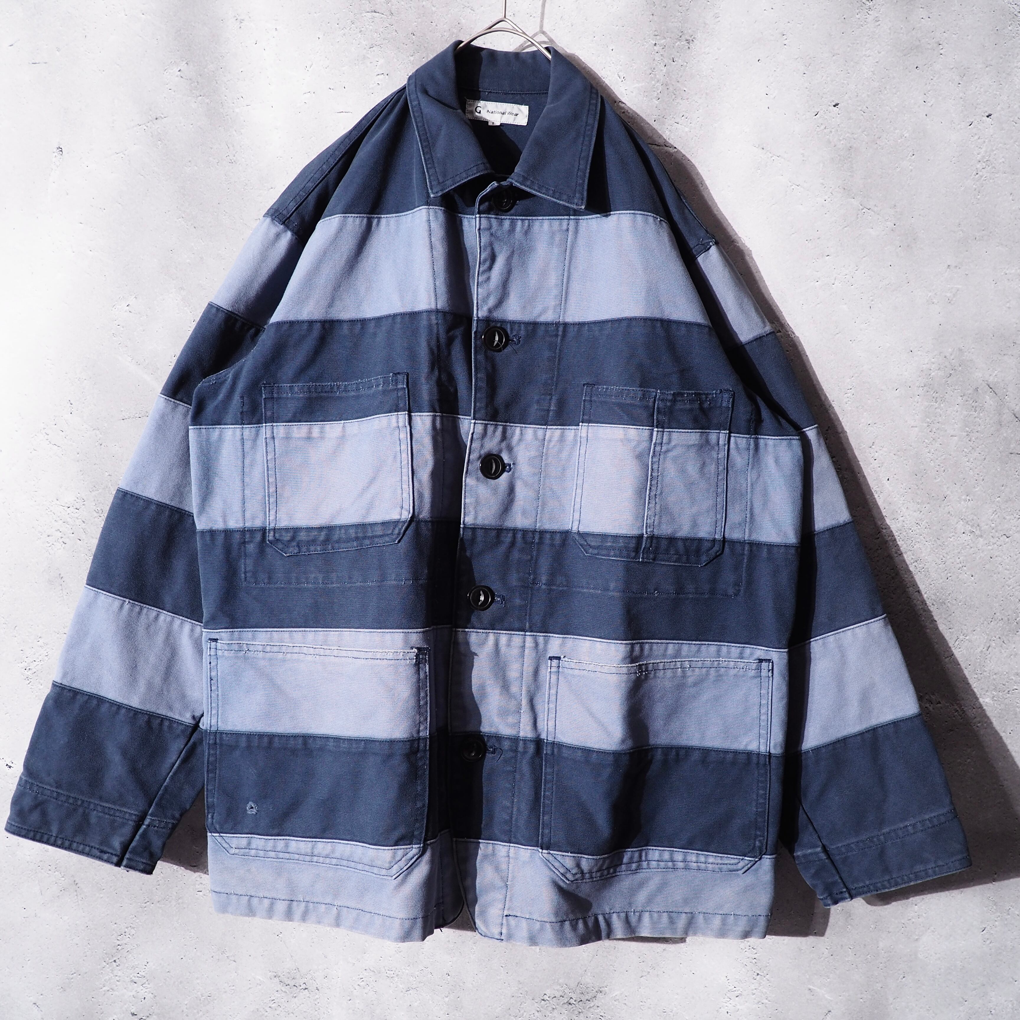 VIVIANO MENS / Ruffle Denim Jacket / DENIM | Pay ID