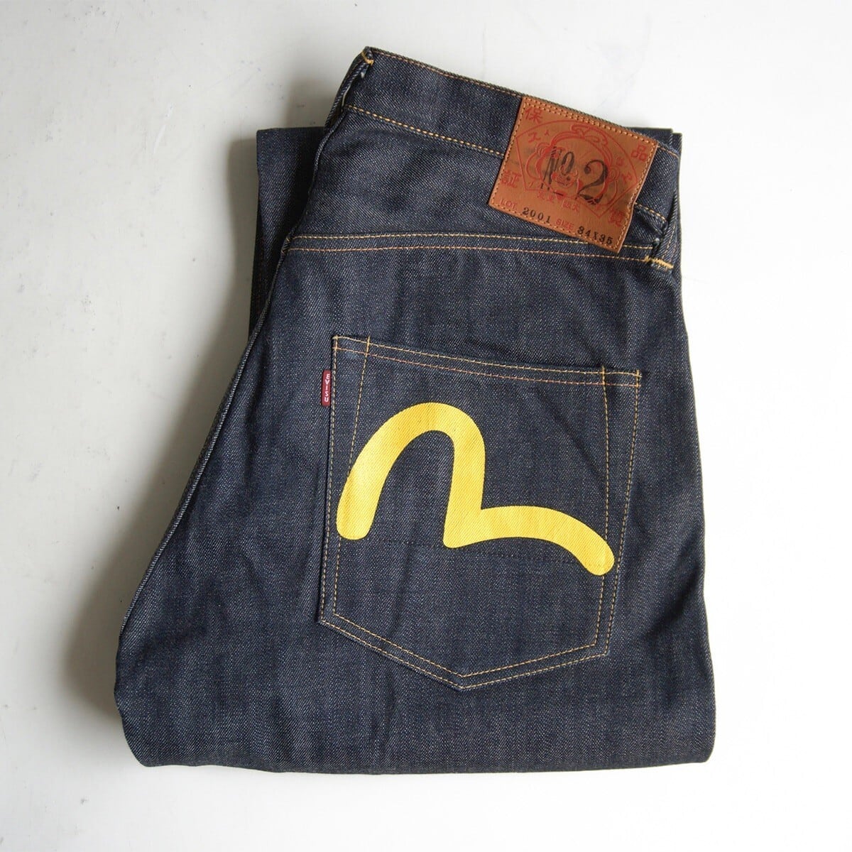 美品】STUDIO D'ARTISAN【豚ペイント デニムパンツ(SD-301)】32