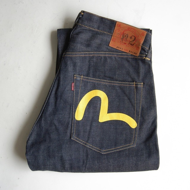美品/濃紺】EVISU 【LOT.2001 デニムパンツ】34×35 エビス ジーンズ 