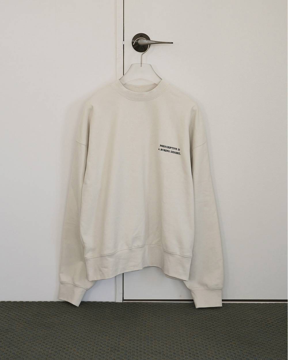 anuke】Embroidery Logo Sweat | LASHIC