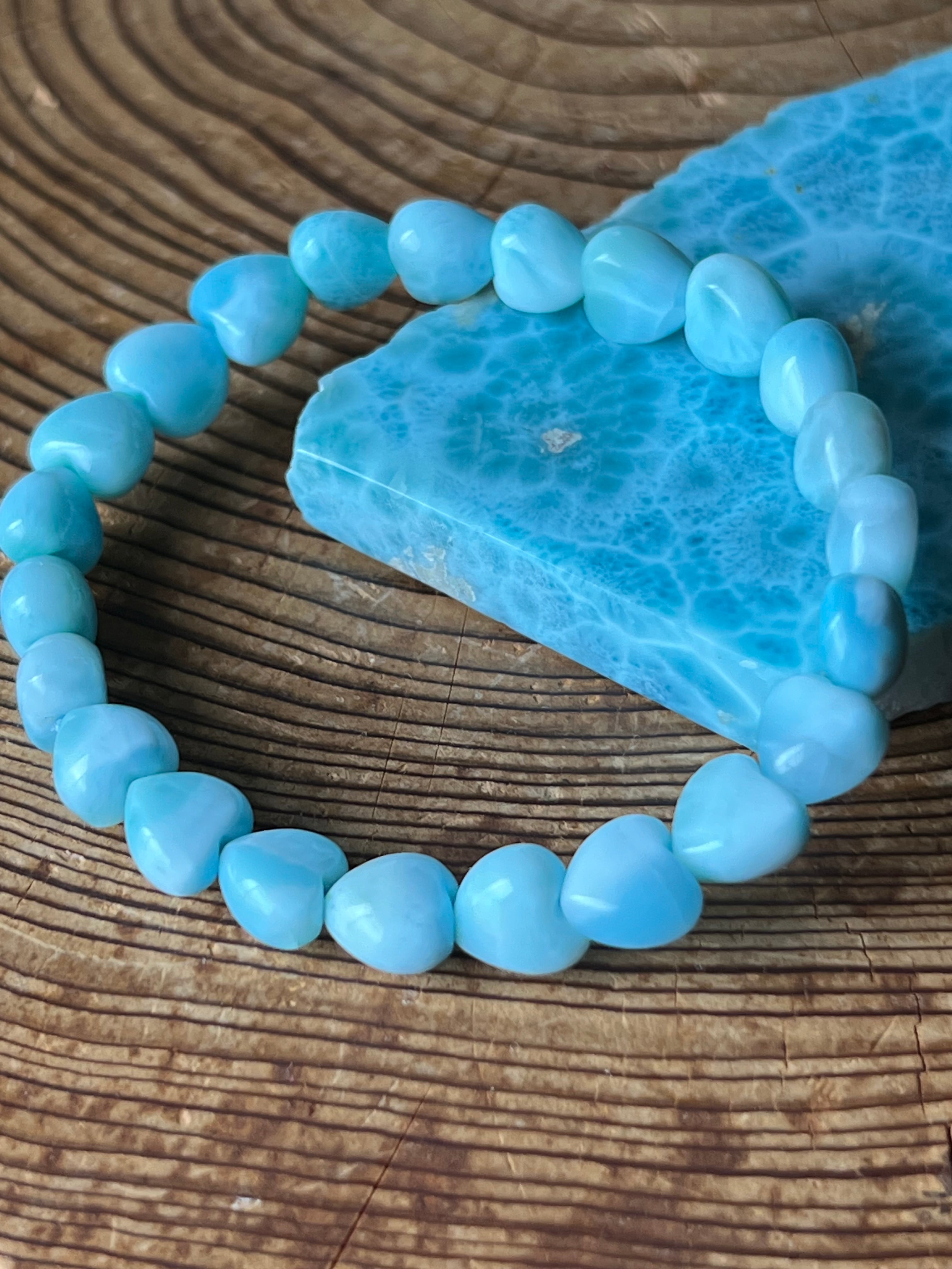 ラリマーハートブレス 内径15㎝弱