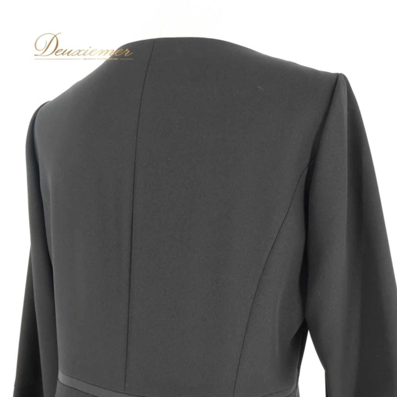 フォーマル 礼服 SOIR 東京ソワール 2点セット 喪服 ワンピース カーディガン 11号 黒 無地 ブラック レディース ブラック系 フォーマルドレス お葬式 カジュアル 単色 シンプル レディースウェア 上品