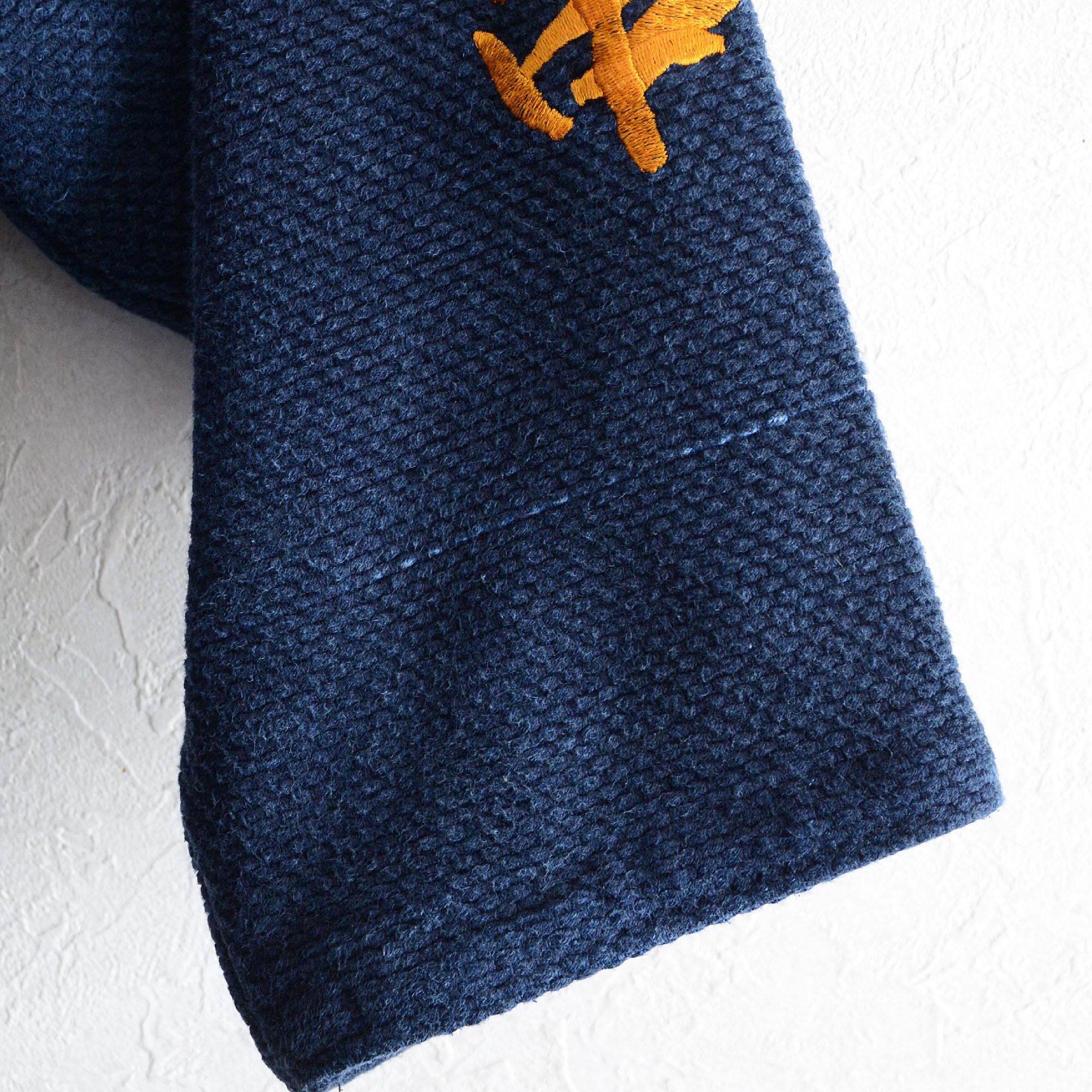 剣道着正藍染刺し子ジャケット木綿武州紺藤ジャパンヴィンテージ