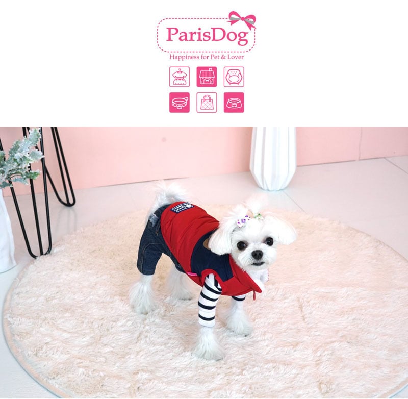 SALE】スウェードハーネスダウンベスト S ~ 2XL 2color / 犬服 防寒 犬