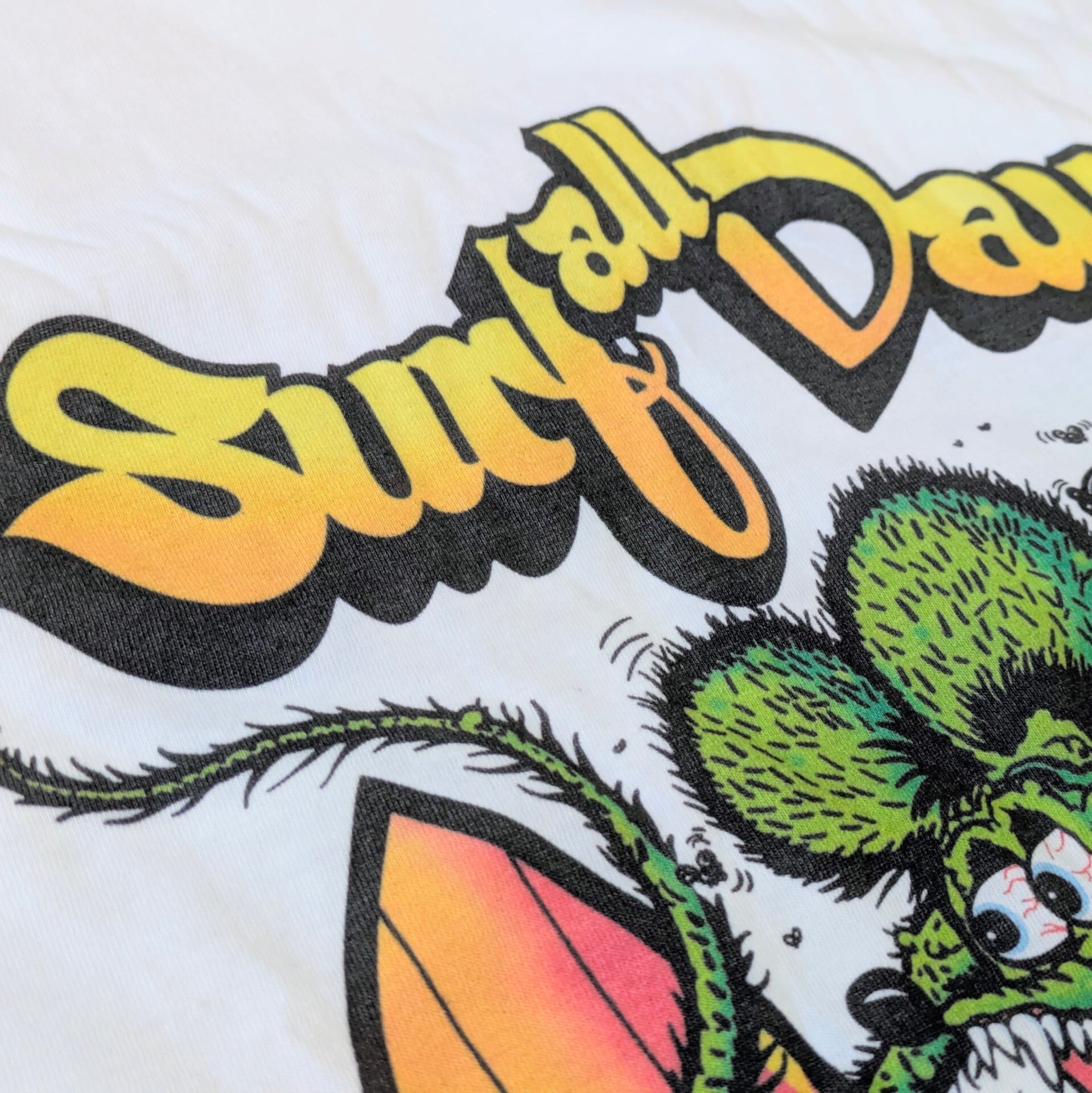 【 RATFINK( ラットフィンク ) 】『 RACE ALL NIGHT 』Tシャツ / WHITE〚アメリカン雑貨 アメトイ〛