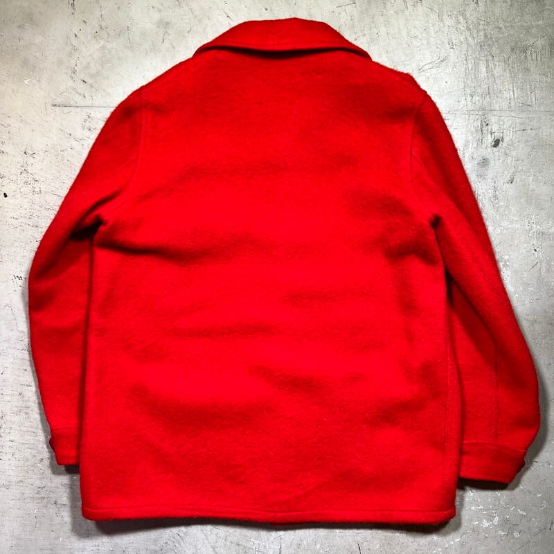 60's~ HUDSON'S MAY ハドソンズベイ ウールブランケットコート 無地