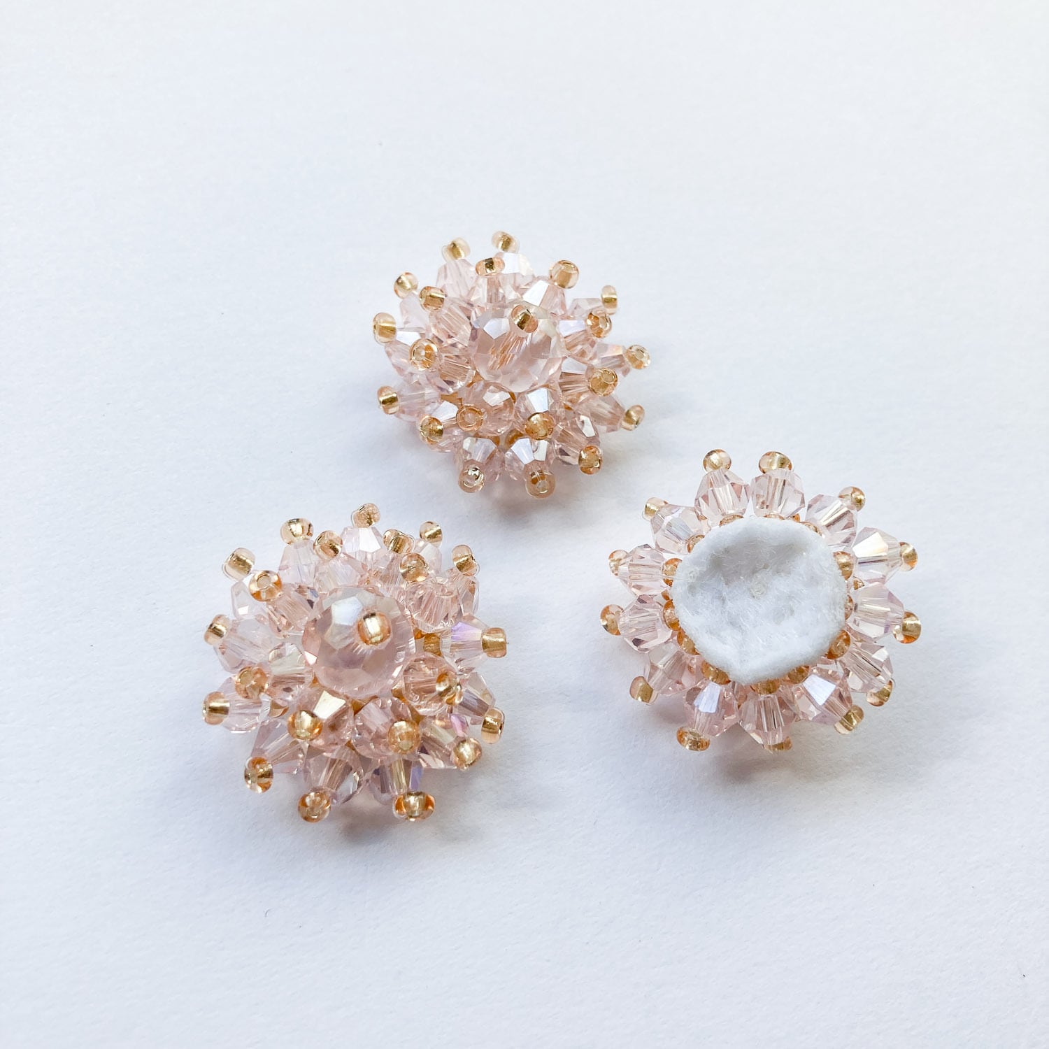 エレガントビーズお花カボション | Dua-アクセサリーパーツショップ