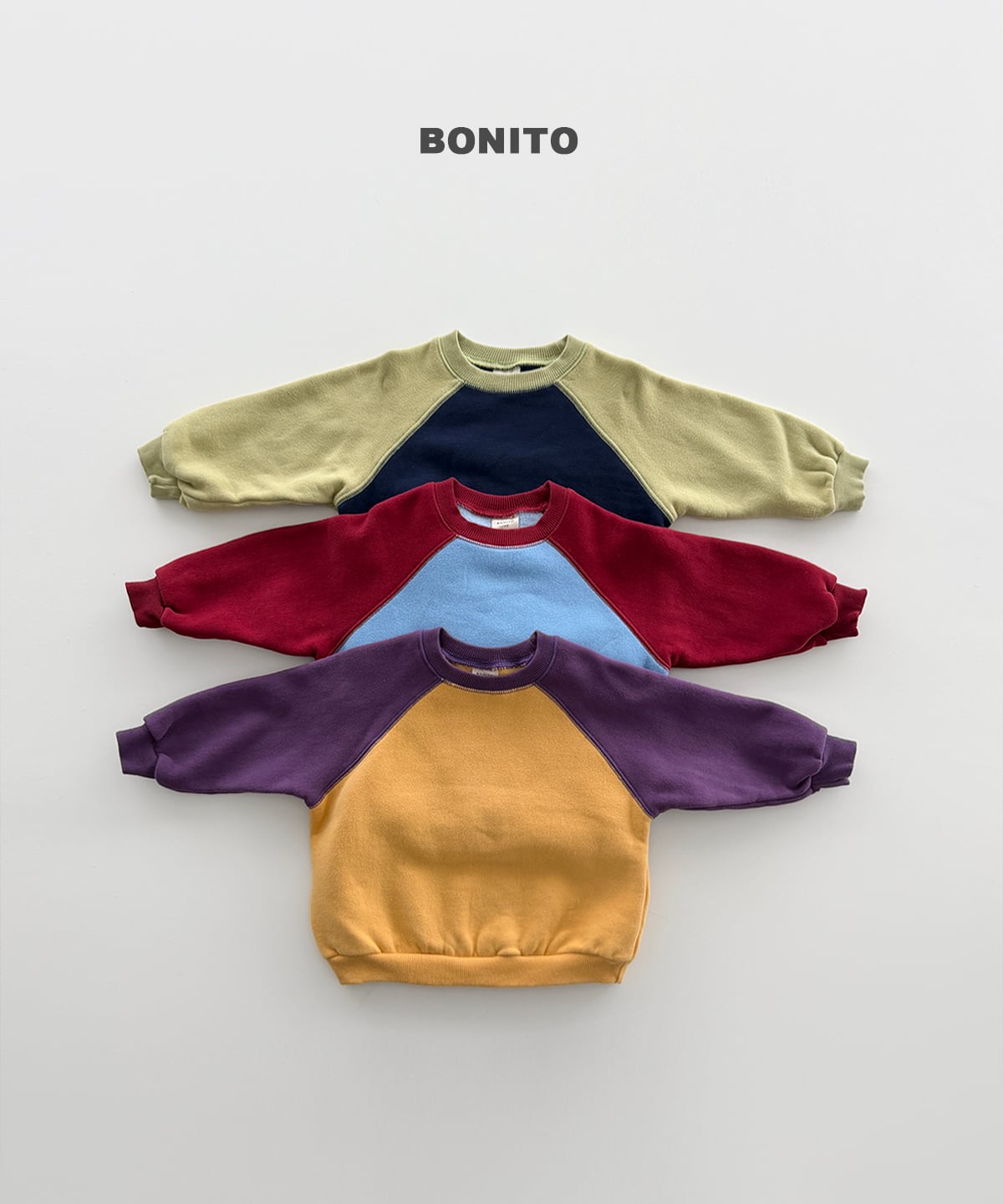 colored raglan mtm【BONITO】※12月中旬発送予定