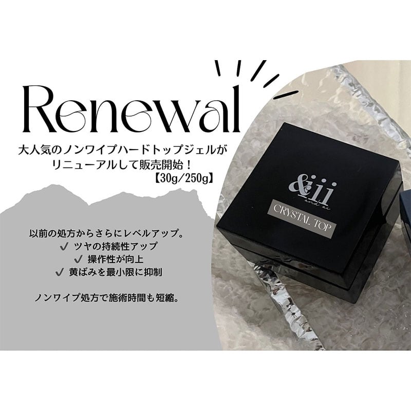 未使用　&iii アンドアイ　ノンワイプハードトップジェル 250g &iii トップジェル 250g | Nail Shop Nail smile|ネイルスマイル