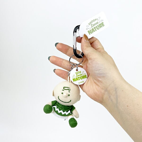 スヌーピー Nature チャーリー・ブラウン カラビナマスコット