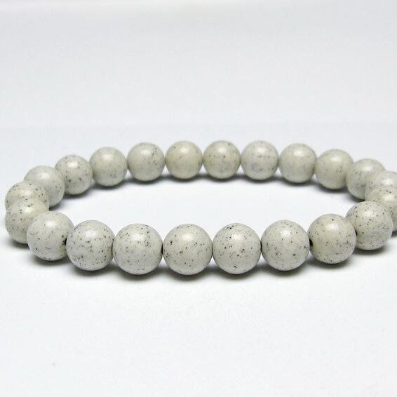 北投石 ブレスレット 9mm 一点物 メール便可 111-50276