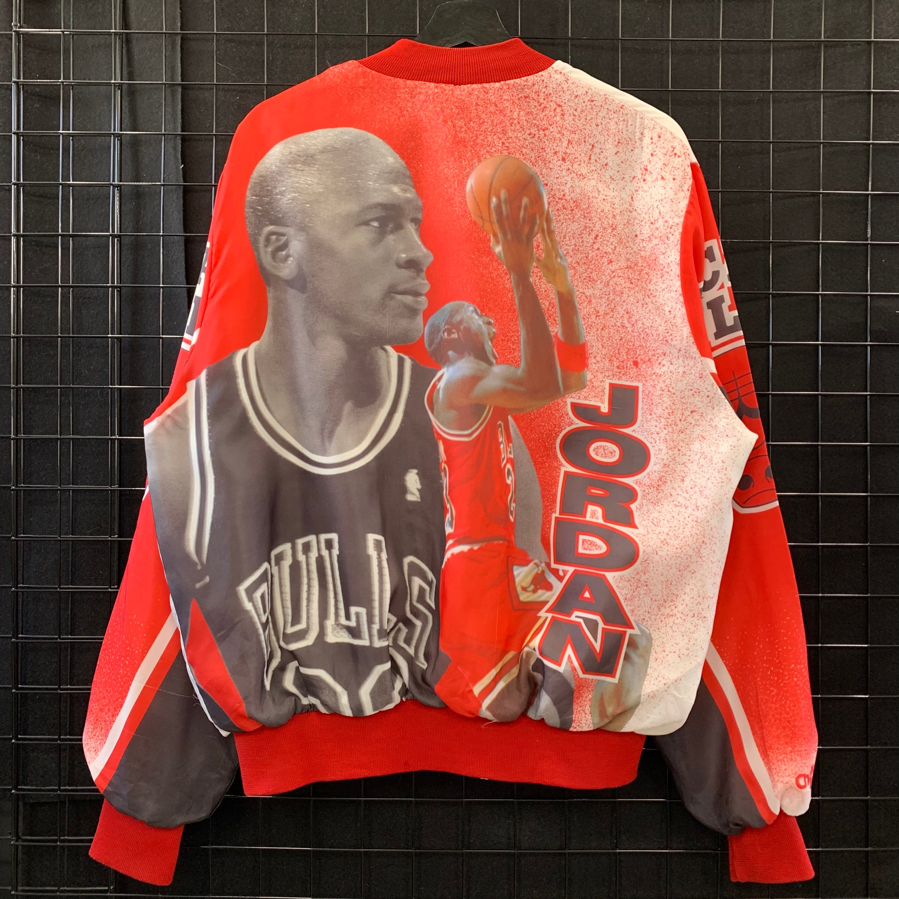 激レア】90s CHICAGO BULLSシカゴブルズ ジョーダン スタジャン-