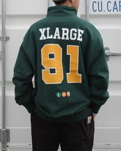 【XLARGE】HOCKEY HALF ZIP SWEATSHIRT【エクストララージ】