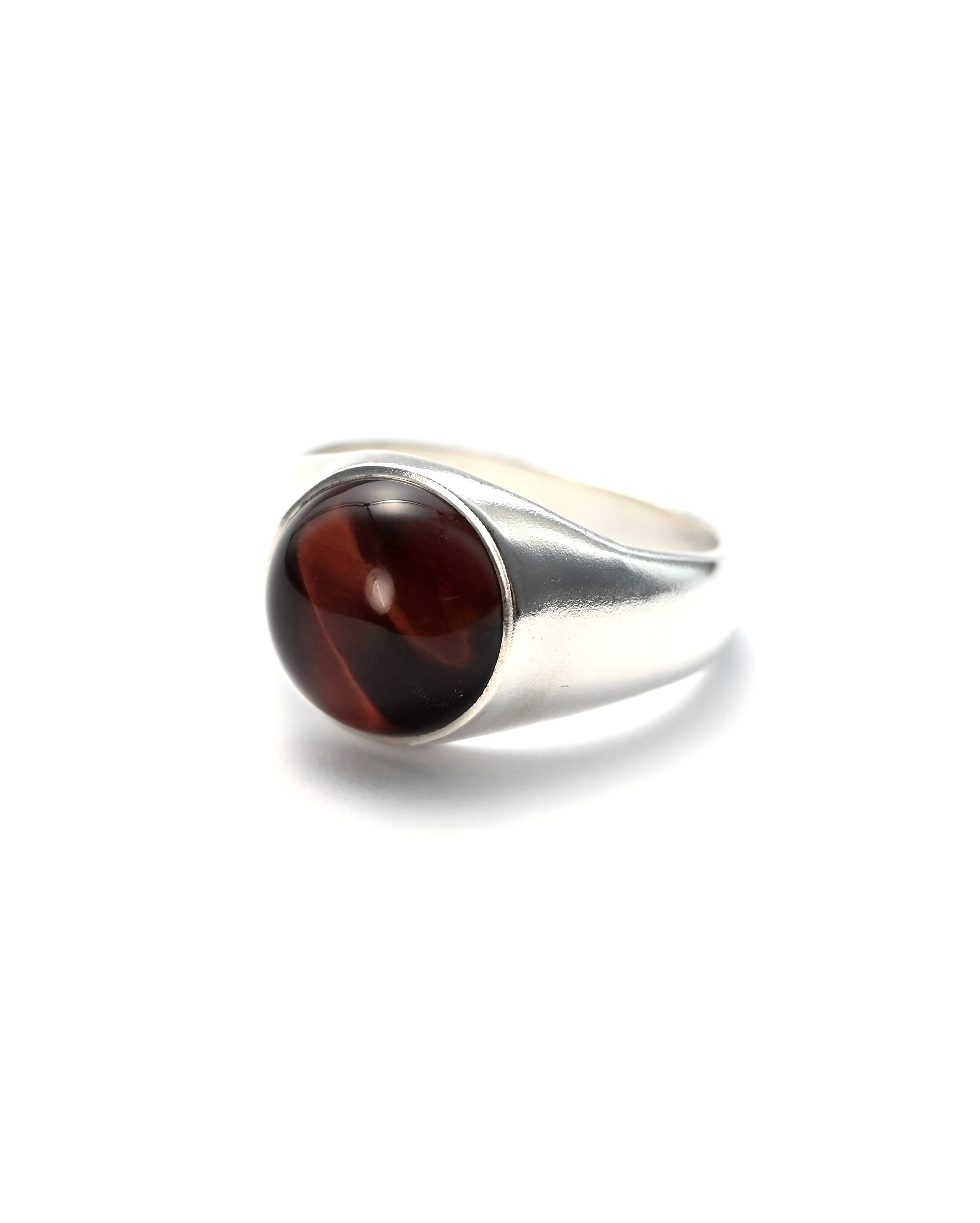 Red Tygereye M / Ring - Silver925