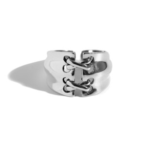 S925 Double Cross Ring