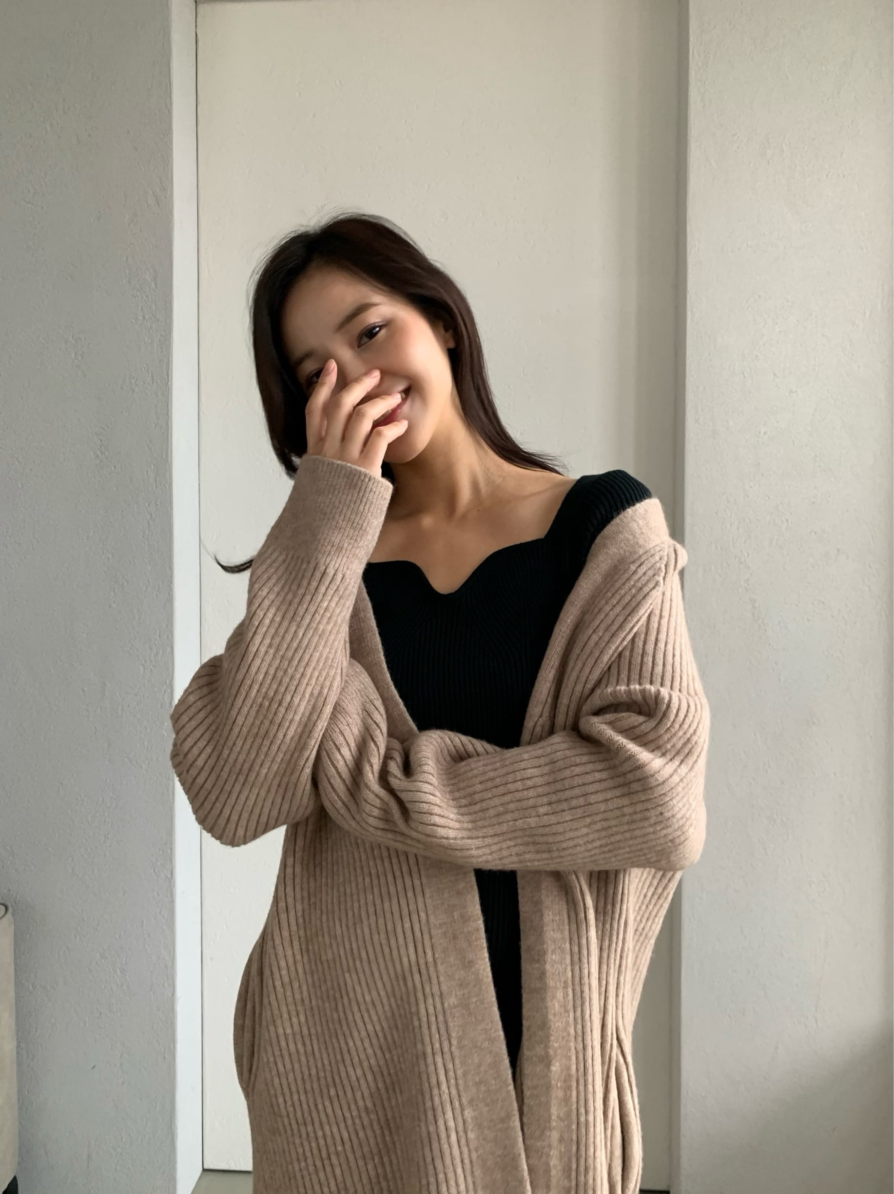 ハートネックワンピース BLACK | on off focus inc.