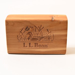 80's~ Vintage L.L.Bean Cedar Wood Block /#3