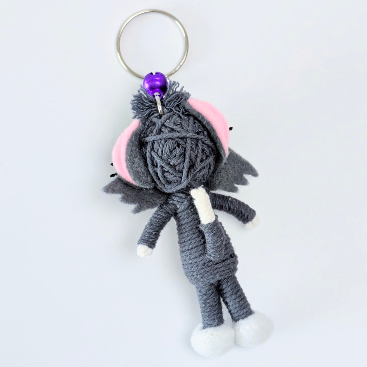 【 Tom and Jerry ( トムとジェリー ) トム 】 Voodoo doll KeyHolder / ブードゥー人形 / 身代わり人形 /お守り人形  〚アメリカン雑貨 アメトイ〛