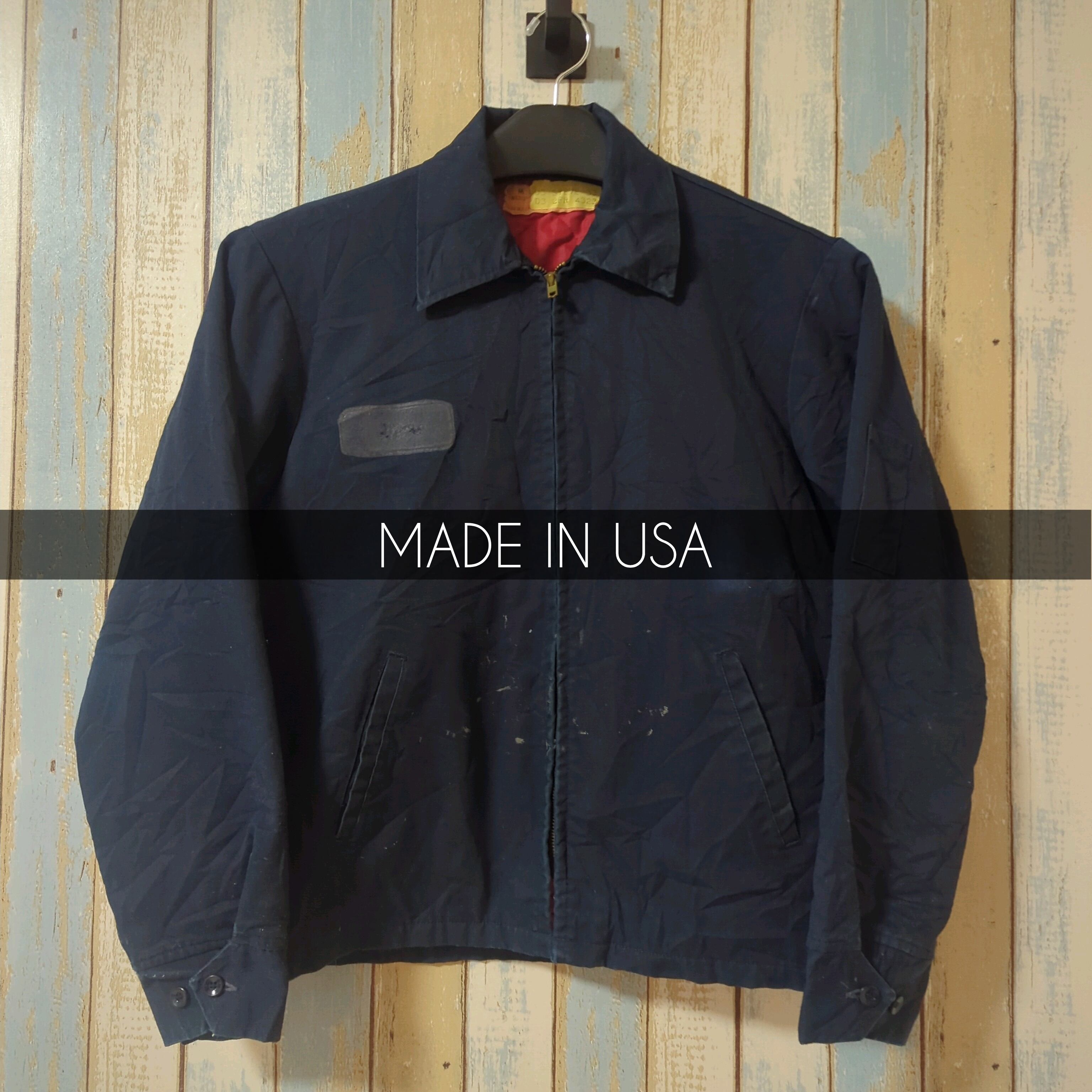 ワークジャケット アメリカ製 ネイビー ジャンパー | Bikers Classic Rags