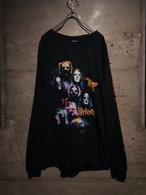 【Caka】"SlipKnot" 00's Print Loose L/T-Shirt