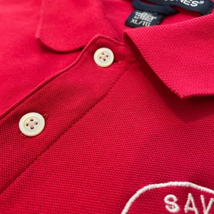 【DEVON&JONES】ポロシャツ ワンポイント 刺繍ロゴ XL ビッグサイズ US古着 アメリカ古着