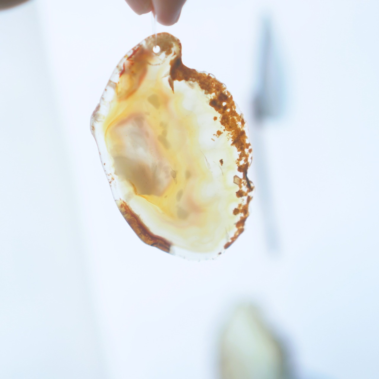 Almond Blossom - アゲートヒーリングチャイム / Agate Sun Catcher Wind Chime 090