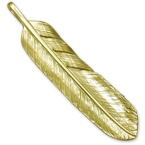 鷲見太郎　フェザー　ネックレス　k18 オパール　芯金　アラベスク 鷲見太郎 Pendant ペンダント】L K18ゴールドアラベスクフライト