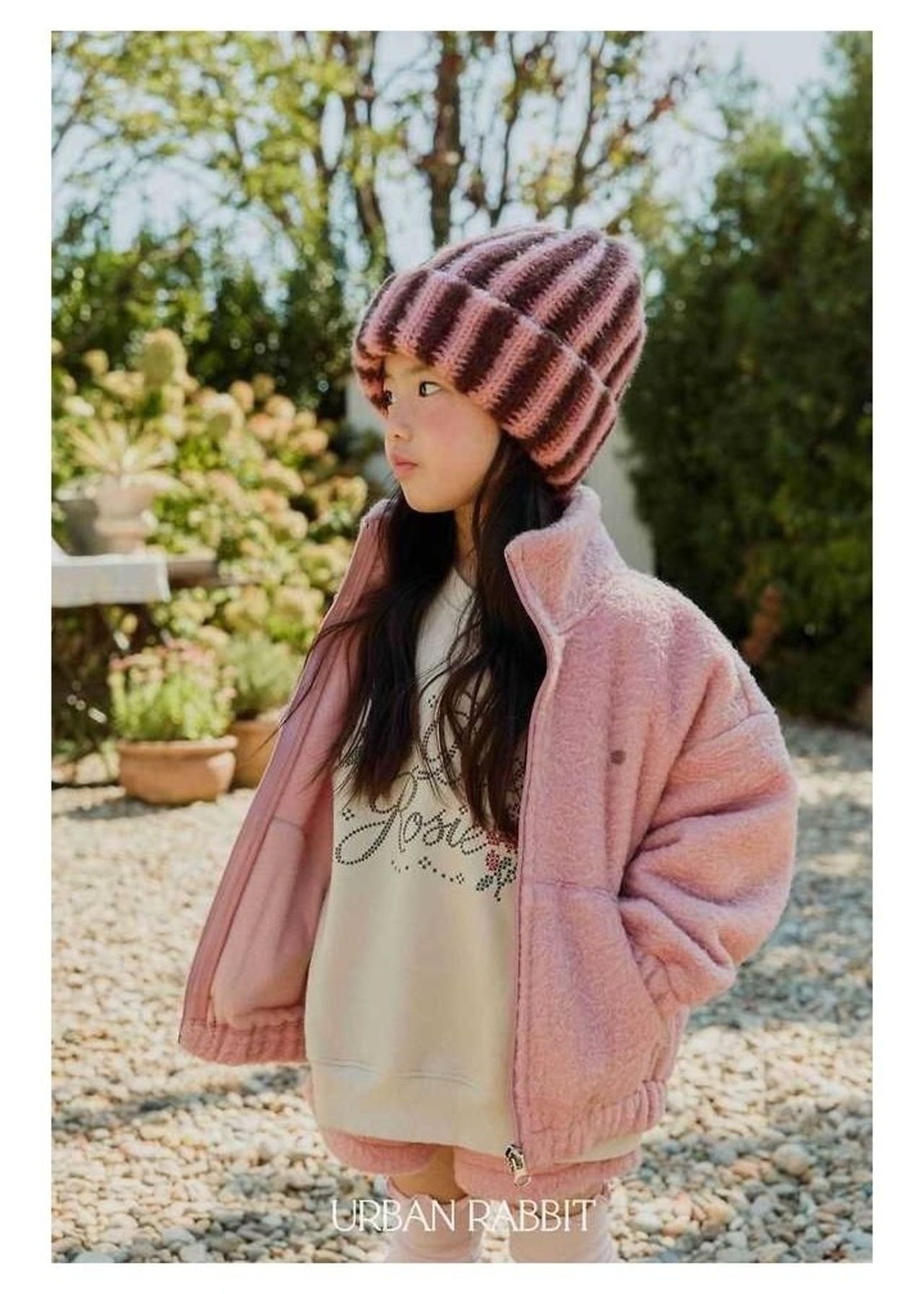 アーバンラビット / URBAN RABBIT / カーリーウールジャンパー / 韓国子供服 / キッズ / 26winter〖取寄〗*XS~XL*