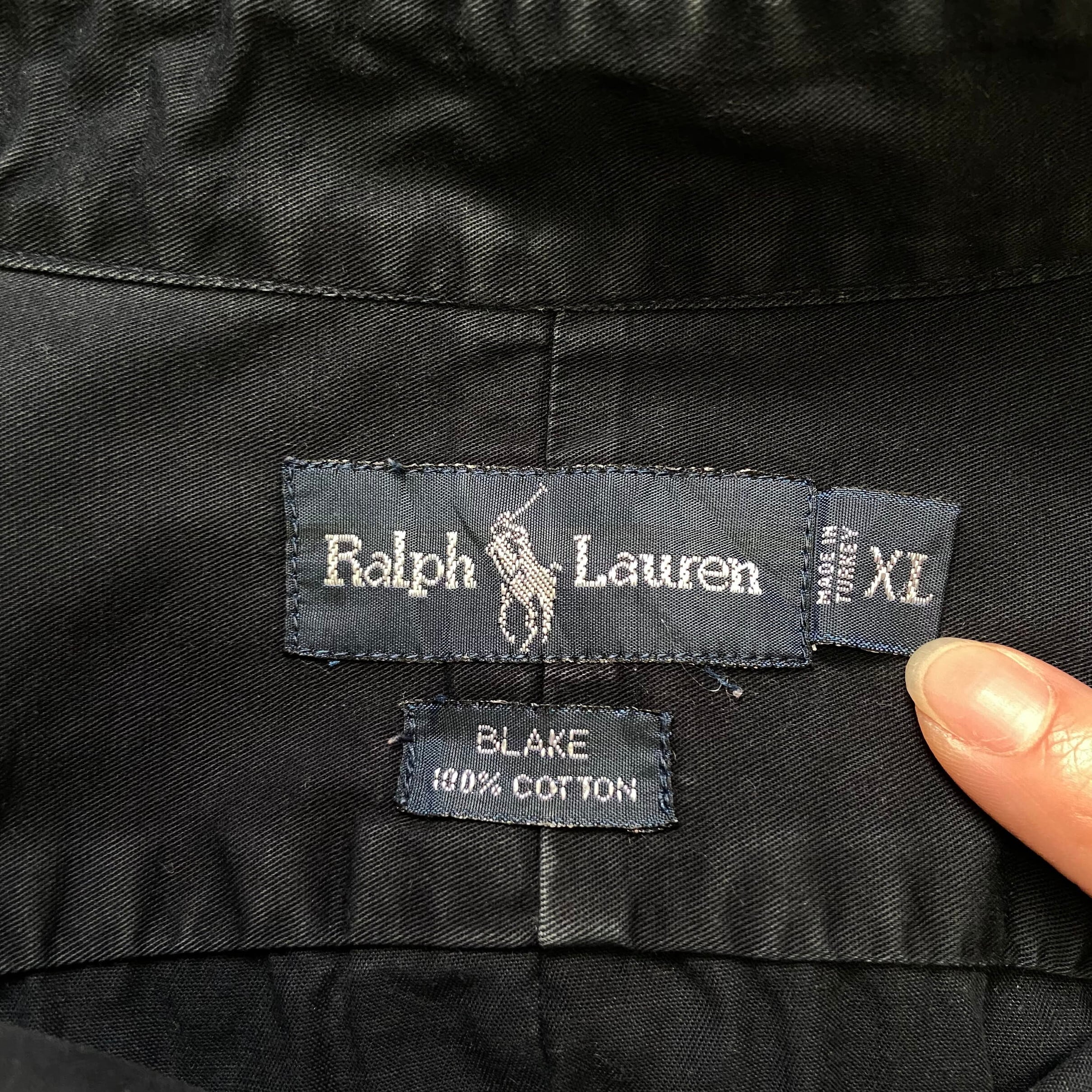 Ralph Lauren ラルフローレン BLAKE 長袖 ボタンダウンシャツ メンズXL