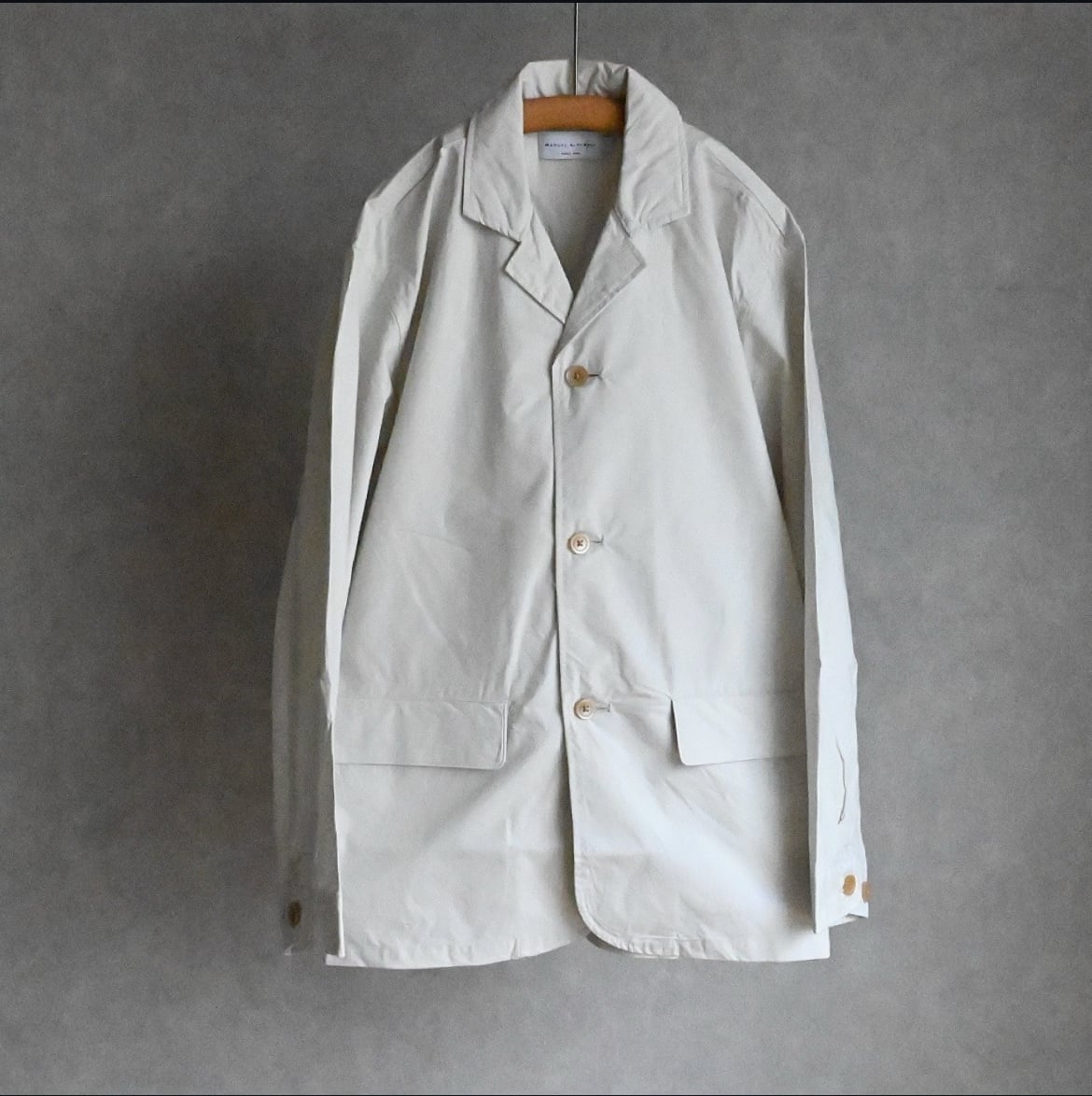 25SS》【MANUAL ALPHABET】TYPEWRITER SHT JACKET マニュアル
