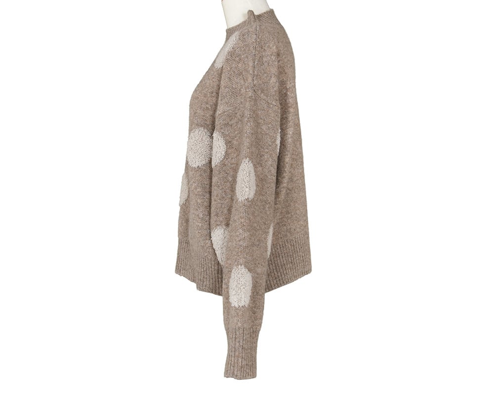 でりおっと KV ループドットニットプルオーバー 【SJSE5612】 | Keitto NORTHERNTRUCK