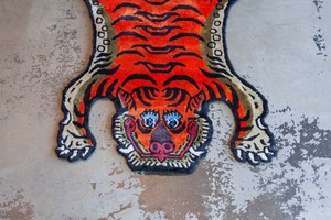 Tibetan Tiger Rug 《XSサイズ•シルク011》チベタンタイガーラグ