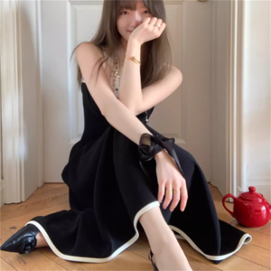 【送料無料】 ワンピース キャミソールワンピ ロング ミモレ ラウンドネック Aライン フレア バイカラー 薄手生地 エレガント 可愛い 大人可愛い きれいめ シンプル カジュアル シック コンサバ 華やか 大人 上品 おしゃれ お洒落 主役級 こなれ感 高見え ラフ 無地 夏 20代 30代 40代 レディース 女性 マタニティ ママ服 デート お出かけ 女子会 お呼ばれ 休日 お茶会 授業参観 結婚式 二次会 パーティ 演奏会 着回し 普段使い 韓国系 ファッション プチプラ 着痩せ インスタ映え