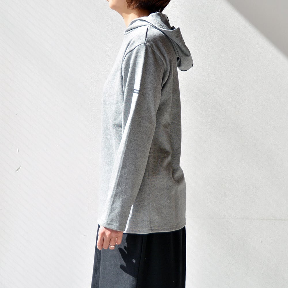 セントジェームス フード付コットンTシャツ(17JC OUESS CAPU)GRIS