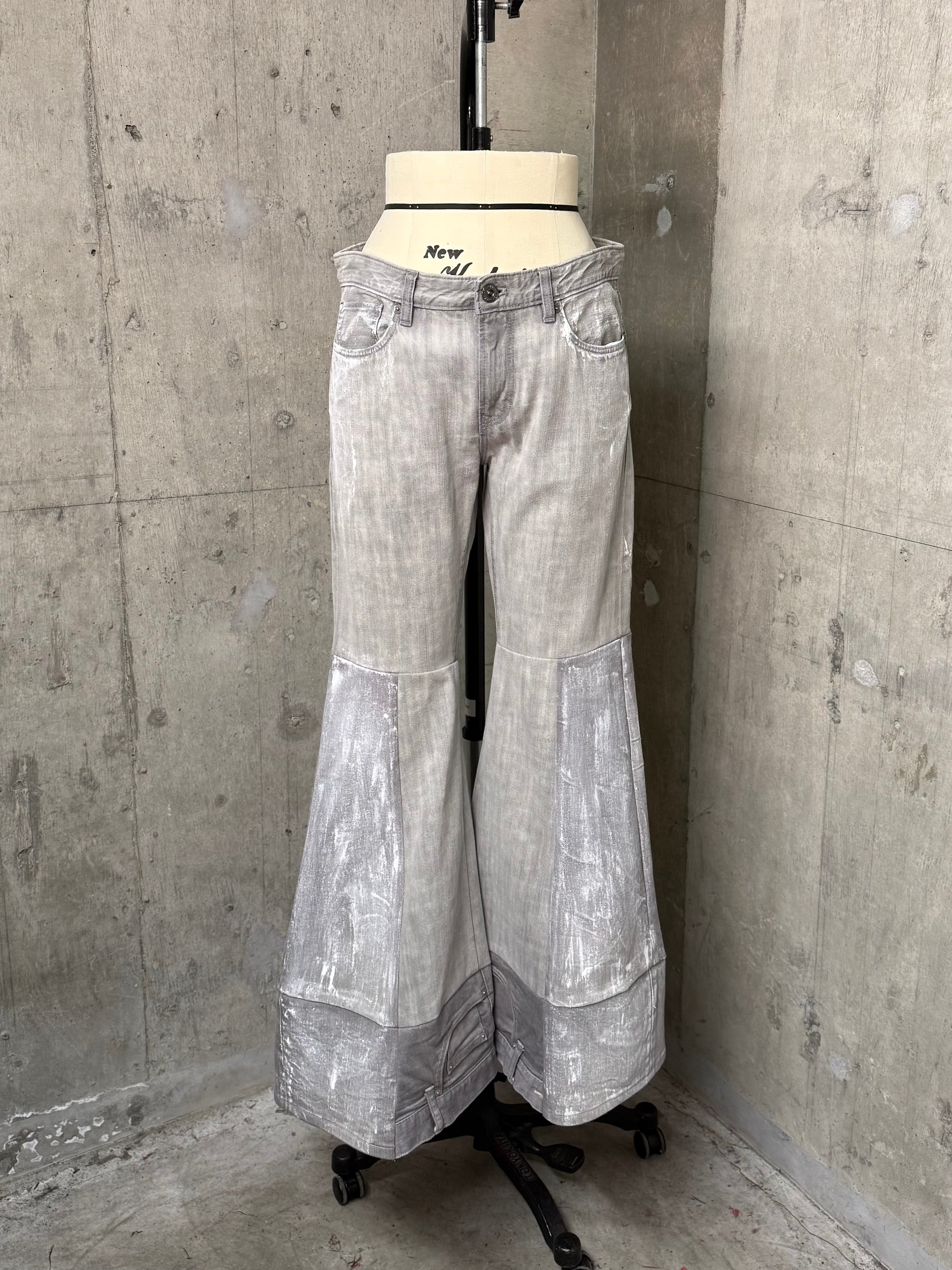 tuck wide slacks | 『kick margin.』
