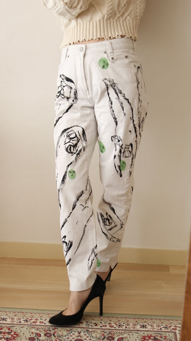 【Subin Kim】Hand-painting Art Pants