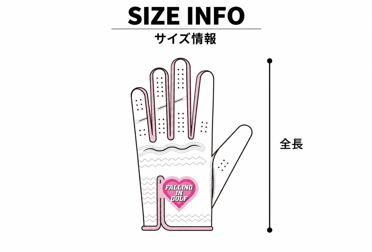 【国内発送】GOXO ゴーエックスオー ポーリングインゴルフ コンフォートフィット ゴルフグローブ 両手 サイズ20cm
