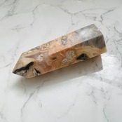 クレイジーアゲート(クレイジーレースアゲート)タワー*レース模様*天然石ポイント*T12